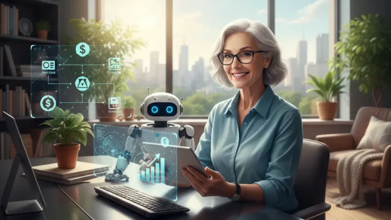 Renda Extra com IA Ideias Práticas para Criar Ganhos Após os 50
