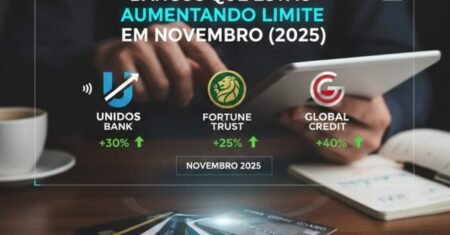Bancos aumentando limite em novembro: veja quem recebeu aumento (2025)