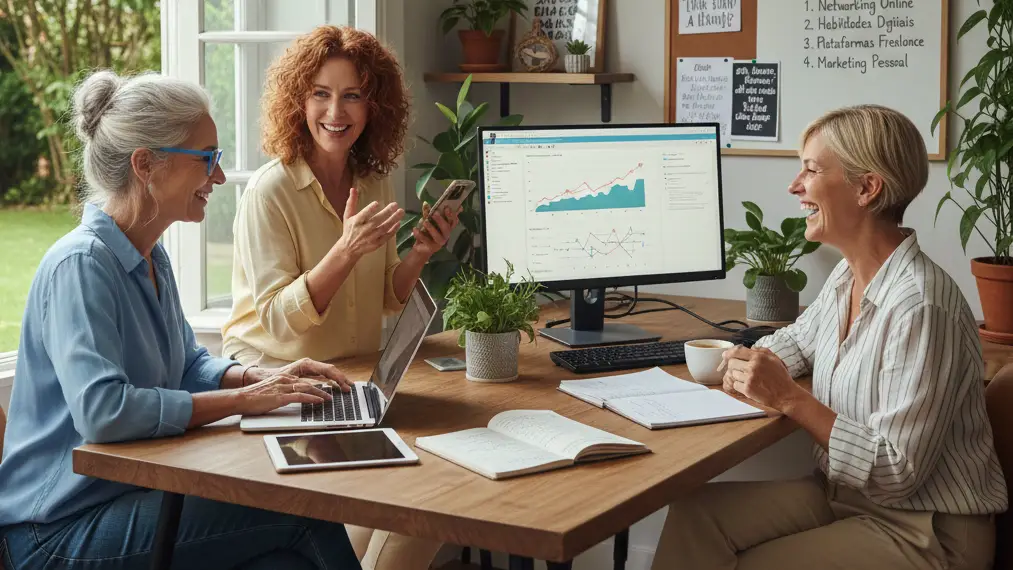 Carreira Digital para Mulheres 50+: Guia Completo para Trabalhar Online