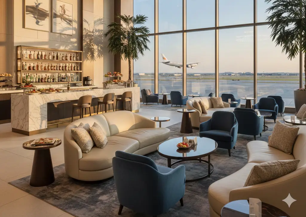 Salas VIP em viagens internacionais