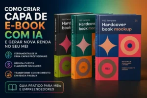 Como criar capas de e-book com IA em 2026 usando ferramentas gratuitas para MEIs, criadores de conteúdo e empreendedores digitais.