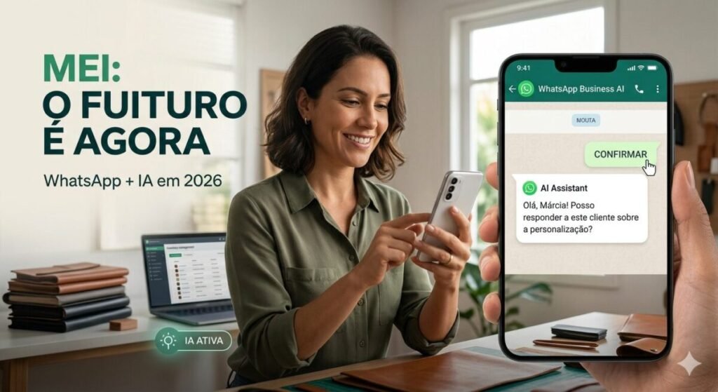 Como Usar IA no WhatsApp para MEIs em 2026: Automatizar e Vender 24/7