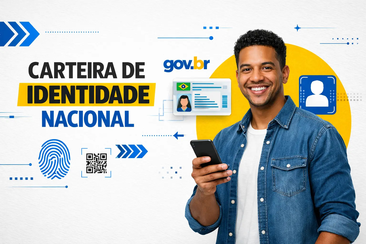 Carteira de Identidade Nacional CIN 2026 em versão digital e física no Brasil