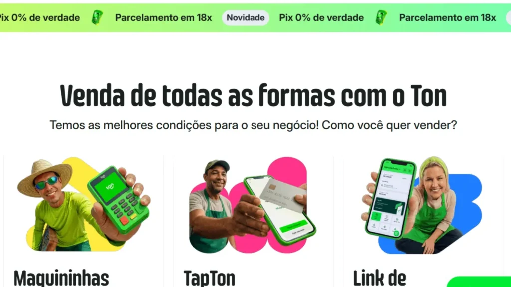 Ton oferece maquininhas e recebimento rápido para MEIs em 2026